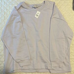 NWT - Loft Long Sleeve Top / Sweater / color: lavender ( size M )